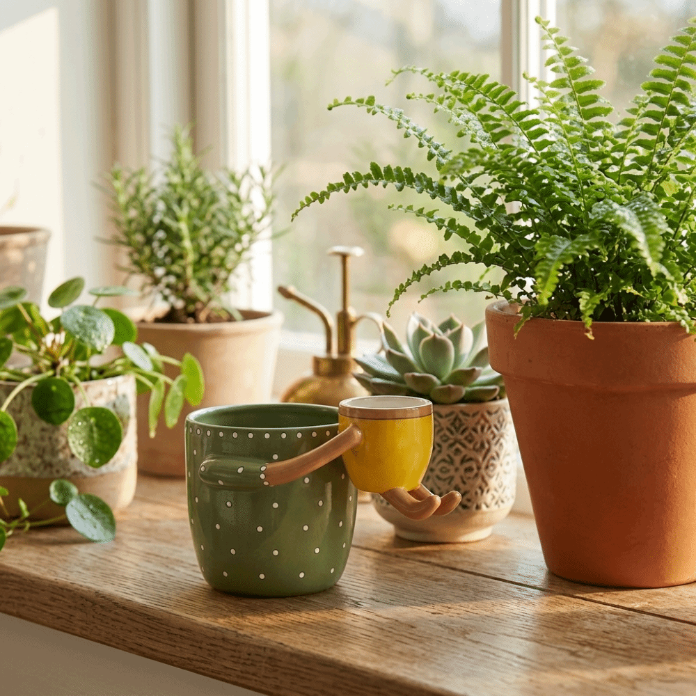 وعاء زهور من الراتنج بتصميم من - مراجعة The Plant Parent وسعره
